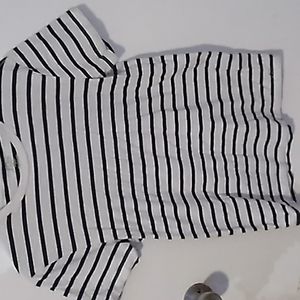 Navi blue stripped cotton shirt OFFERS WELCOME!